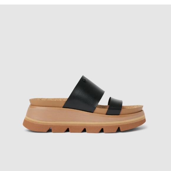 REEF Shoes - NEW REEF women's vista luxe siaa platform sandals in black/tan